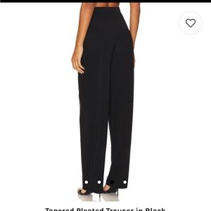 Norma Kamali tapered pleated trousers, never worn, tags on